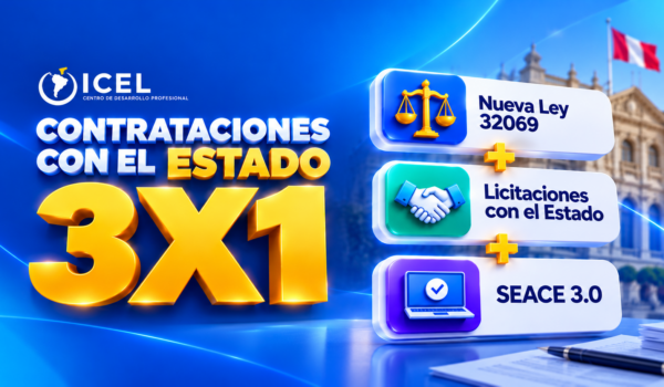 3X1 Contrataciones con el Estado: Ley 32069 + Licitaciones + SEACE 3.0
