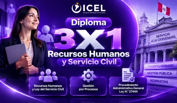 3x1 Diploma Especialista en Recursos Humanos y Servicio Civil